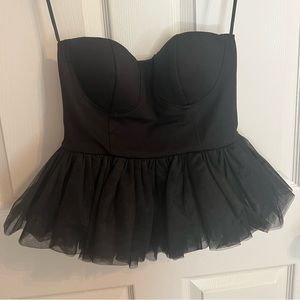 MABLE strapless black top!